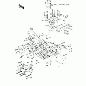 FRAME FITTINGS/BATTERY CASE
