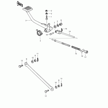 BRAKE PEDAL/TORQUE LINK
