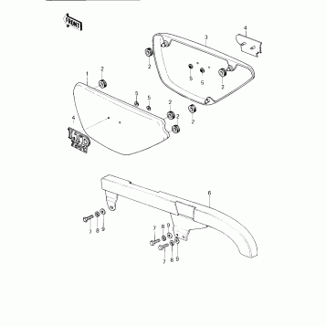 SIDE COVERS/CHAIN COVER