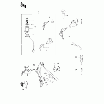 IGNITION SWITCH/LOCKS/REFLECTORS