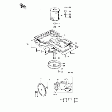 OIL PUMP/OIL FILTER/OIL PAN