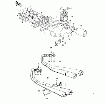 AIR CLEANER/MUFFLERS