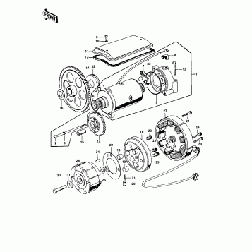 GENERATOR/STARTER MOTOR