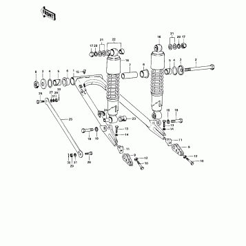 SWING ARM/SHOCK ABSORBERS