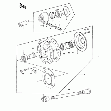 FRONT HUB