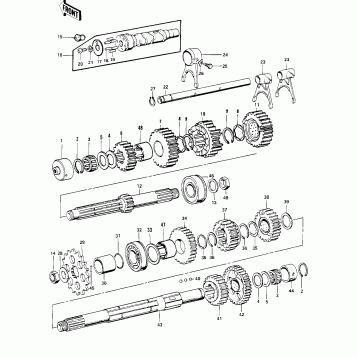 TRANSMISSION/CHANGE DRUM