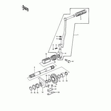 KICKSTARTER MECHANISM