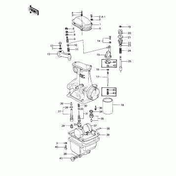 CARBURETOR PARTS ('77-'78 A1/A2/A2A)