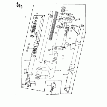 FRONT FORK (KZ1000-A1)