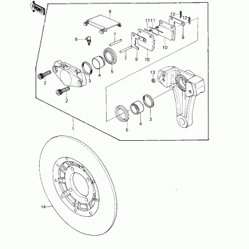 REAR BRAKE ('77-'78 A1/A2/A2A)