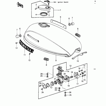 FUEL TANK (KZ1000-A2/A2A)