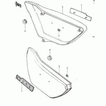SIDE COVERS ('77-'78 A1/A2/A2A)