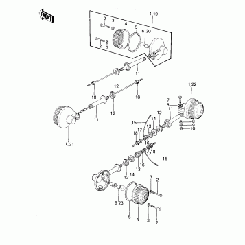 TURN SIGNALS ('77-'78 A1/A2/A2A)