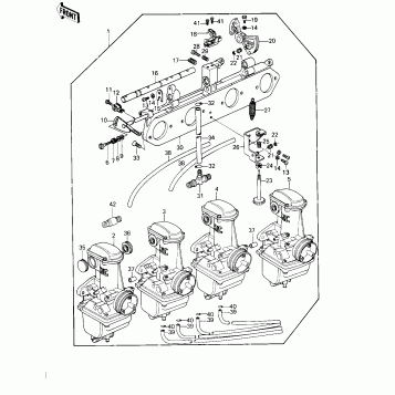 CARBURETOR ASSY ('78 D1)