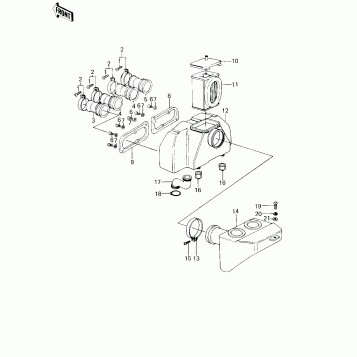 AIR CLEANER ('78 D1)