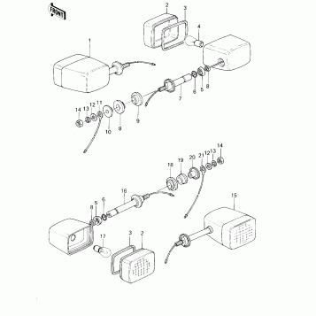 TURN SIGNALS ('78 D1)