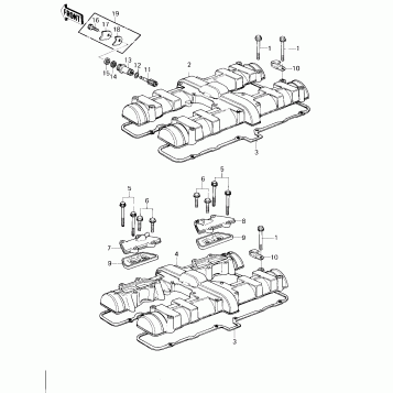CYLINDER HEAD COVER ('80 D3)