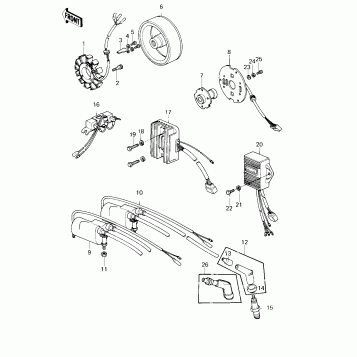 IGNITION/GENERATOR/REGULATOR ('80 D3)