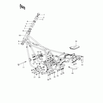 FRAME/FRAME FITTINGS ('80 D3)