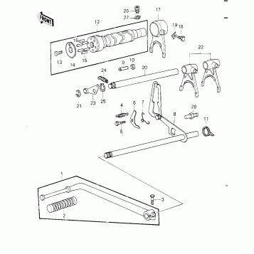 GEAR CHANGE MECHANISM