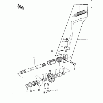 KICKSTARTER MECHANISM