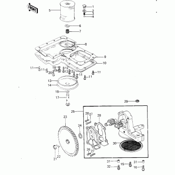 OIL PUMP/OIL FILTER/OIL PAN