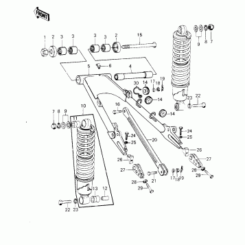 SWING ARM/SHOCK ABSORBERS
