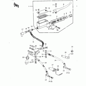 FRONT MASTER CYLINDER
