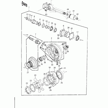 DRIVE SHAFT/FINAL GEARS