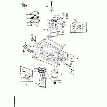 OIL PAN/OIL FILTER (E/NO. 010638~)