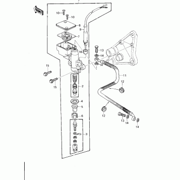 REAR MASTER CYLINDER