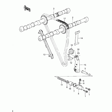 CAMSHAFTS/CHAIN/TENSIONER