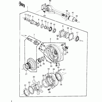 DRIVE SHAFT/FINAL GEARS