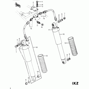 SHOCK ABSORBERS (KZ1300-A3)