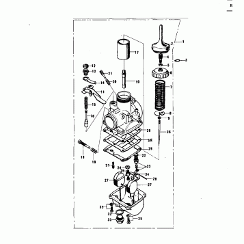 CARBURETOR ('73 F12MX 450)