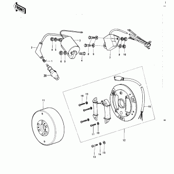 IGNITION ('73 F12MX 450)