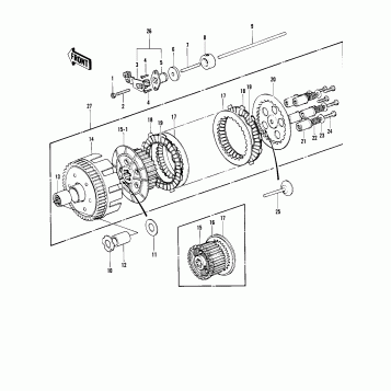 CLUTCH ('69-'72 H1/A/B/C)