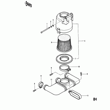 AIR CLEANER (H1/A/C)