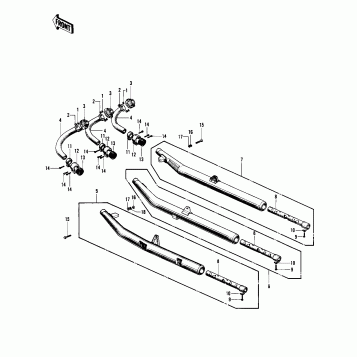 MUFFLERS ('69-'72 H1/A/B/C)