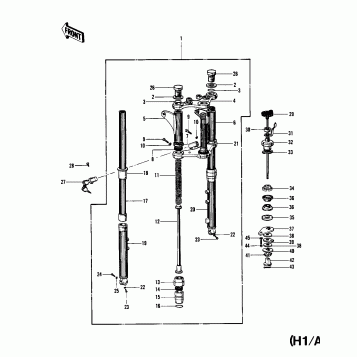 FRONT FORK (H1/A/C)