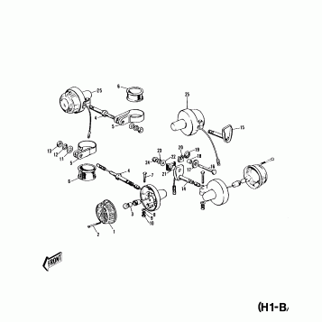 TURN SIGNALS (H1-B/C)