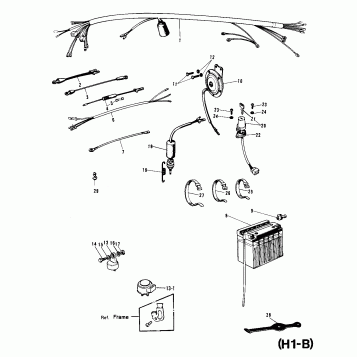 CHASSIS ELECTRICAL EQUIPMENT (H1-B)