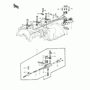OIL PUMP ('73-'75 D/E/F & '76 A8)