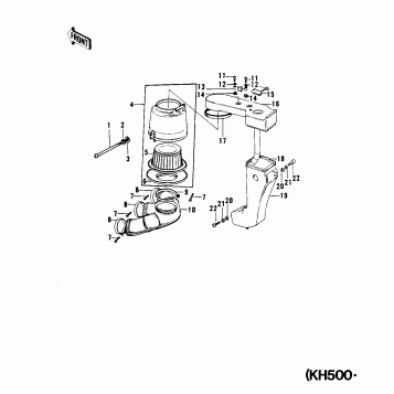 AIR CLEANER (KH500-A8)