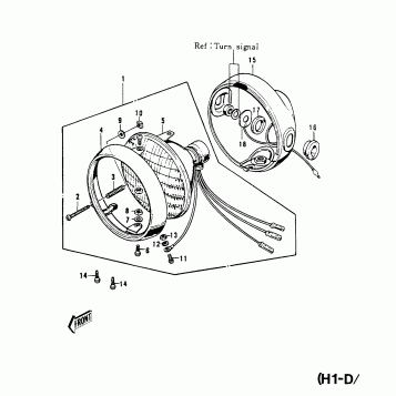 HEADLIGHT (H1-D/E/F)