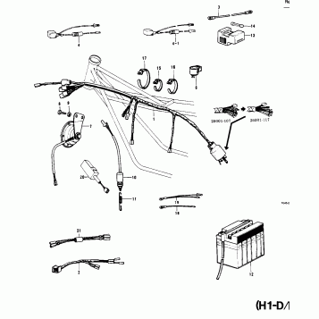 CHASSIS ELECTRICAL EQUIPMENT (H1-D/E/F)