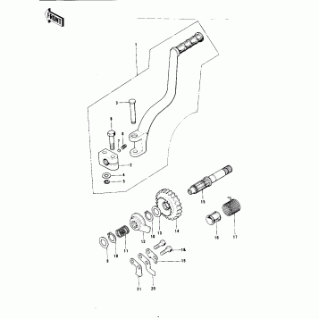 KICKSTARTER MECHANISM