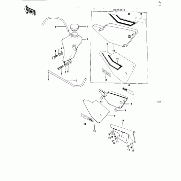 SIDE COVERS/OIL TANK/CHAIN COVER
