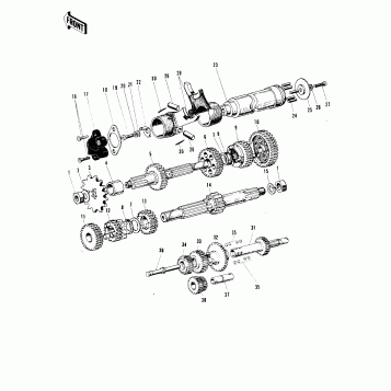 TRANSMISSION/CHANGE DRUM