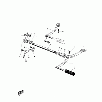 GEAR CHANGE MECHANISM